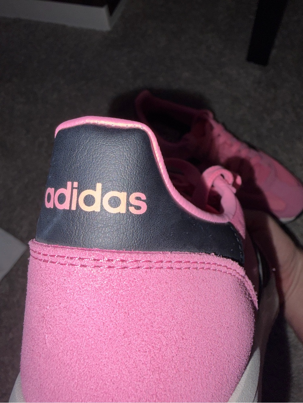 NWT adidas Run 70s 2.0 Bliss Pink Core Black Pink Fusion Size 8 - Picture 4 of 11